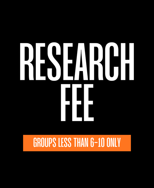 Research Service Fee (Groups 6-10)